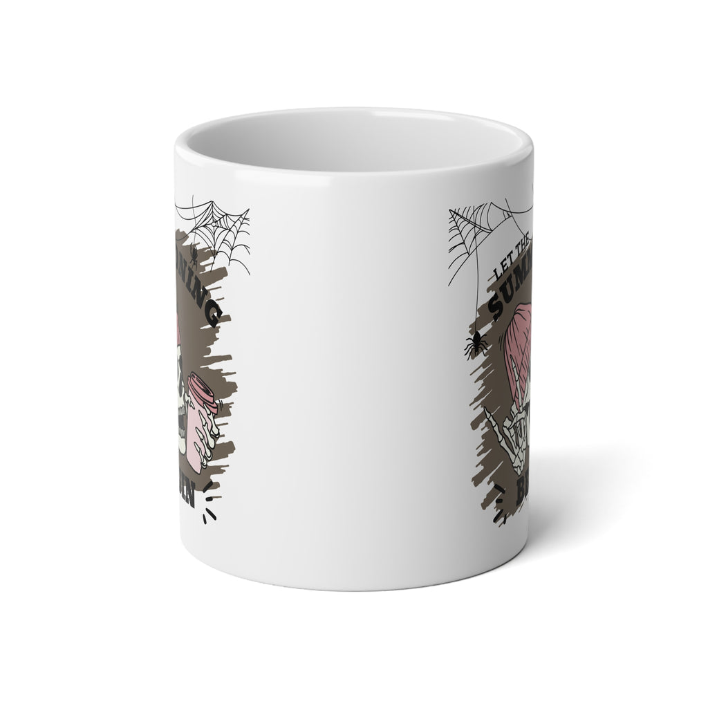 20oz Jumbo Mug — Gothic Spiderweb "Let’s Get Spooky" Halloween Coffee Cup