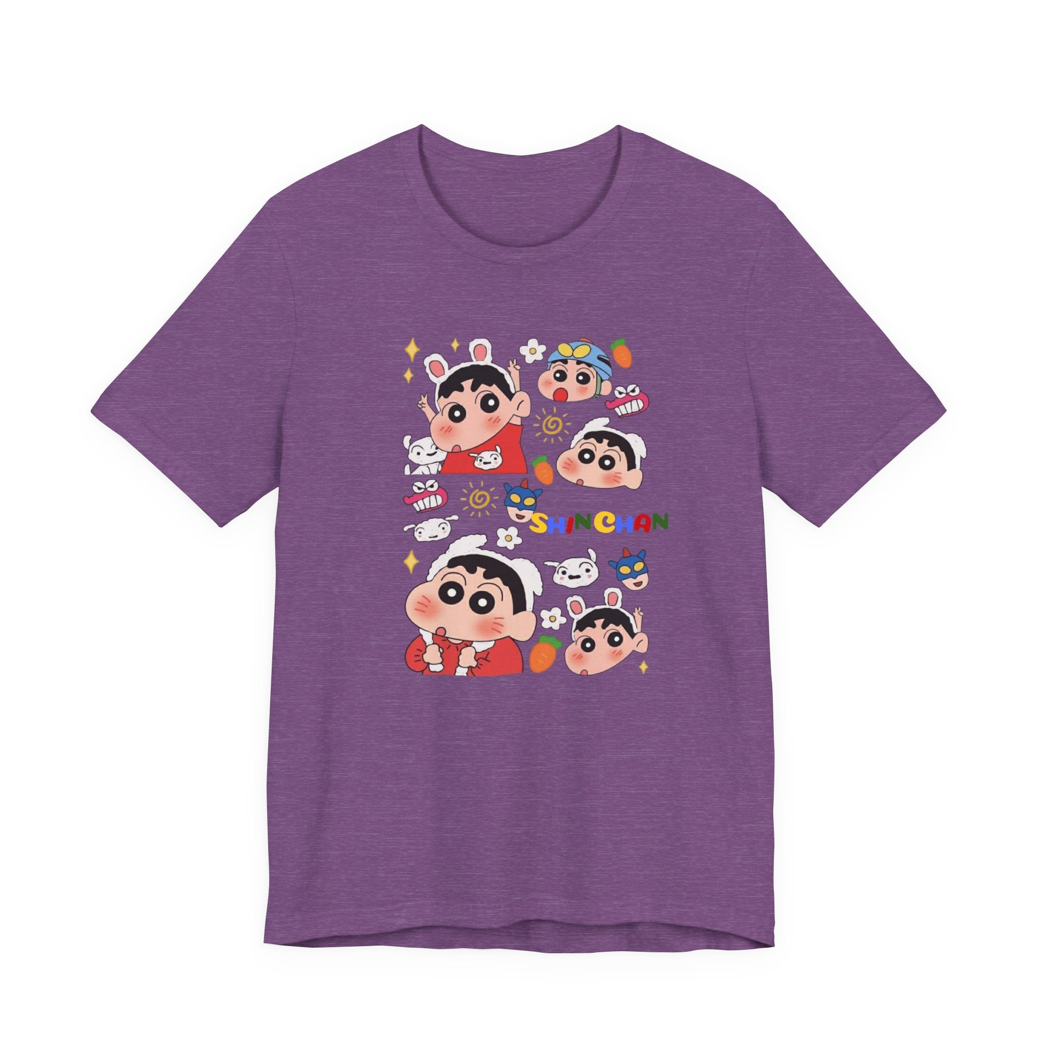 Shin Chan Cartoon Collage Tee — Cute Anime Character Graphic T-Shirt