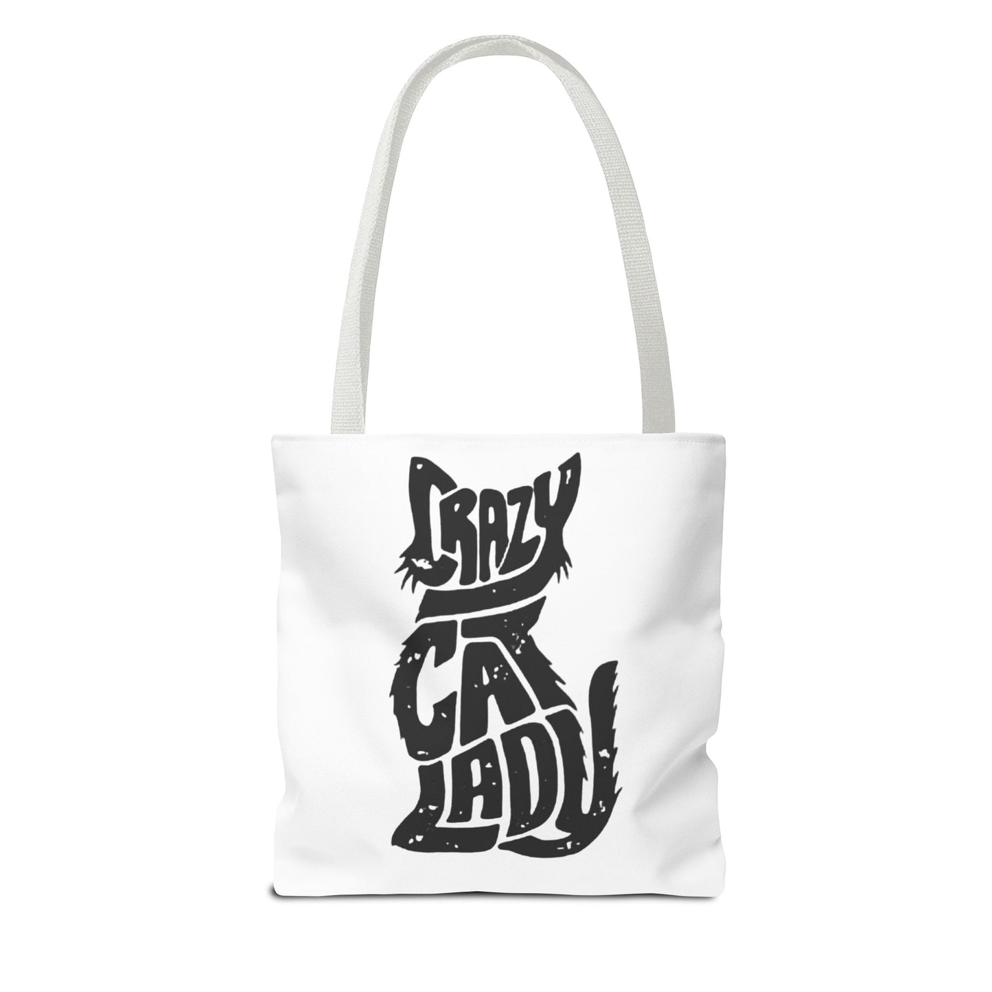 Black Cat Tote Bag Minimal Graphic Art Canvas Bag