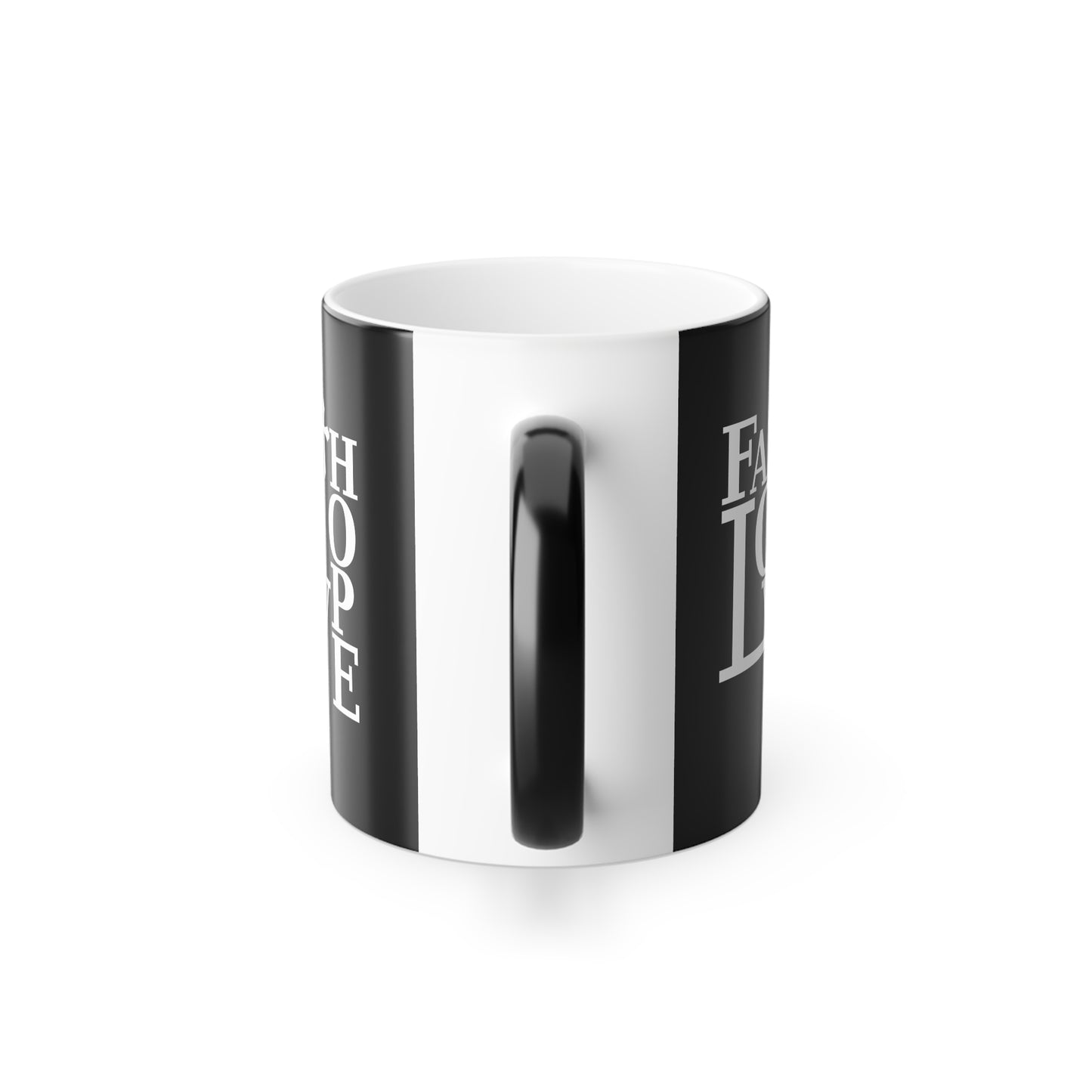 Faith Hope Love Magic Mug - Color Changing Cup (11oz)