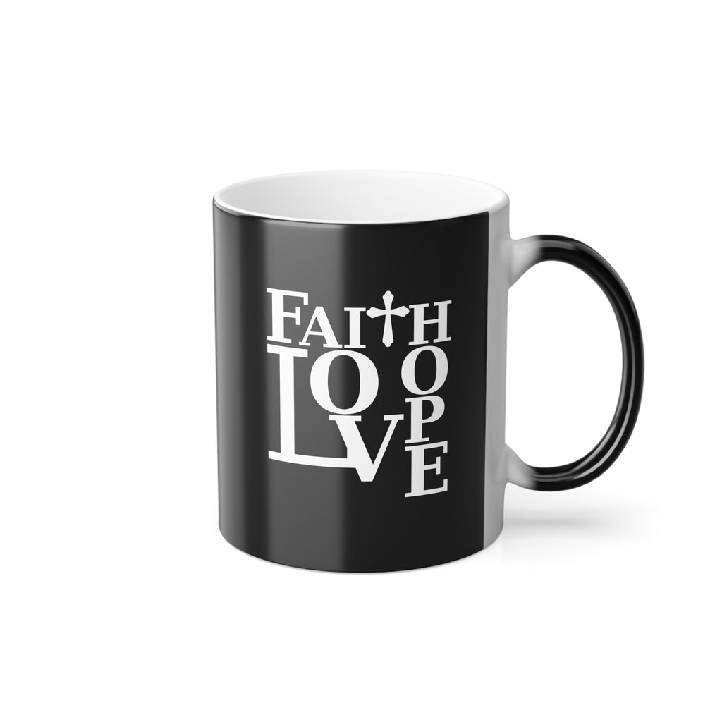 Color‑Morphing Hope Mug — 11oz Reveal Heat‑Sensitive Coffee Cup