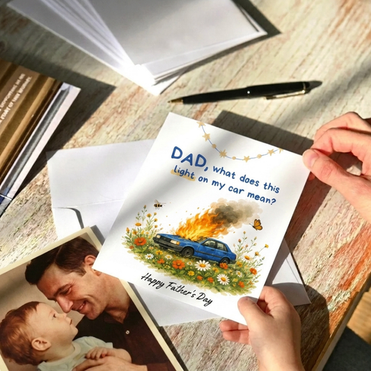 Funny Printable Father's Day Card (Digital Download)
