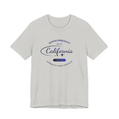California Vintage Tee – Retro State Script Graphic T-Shirt
