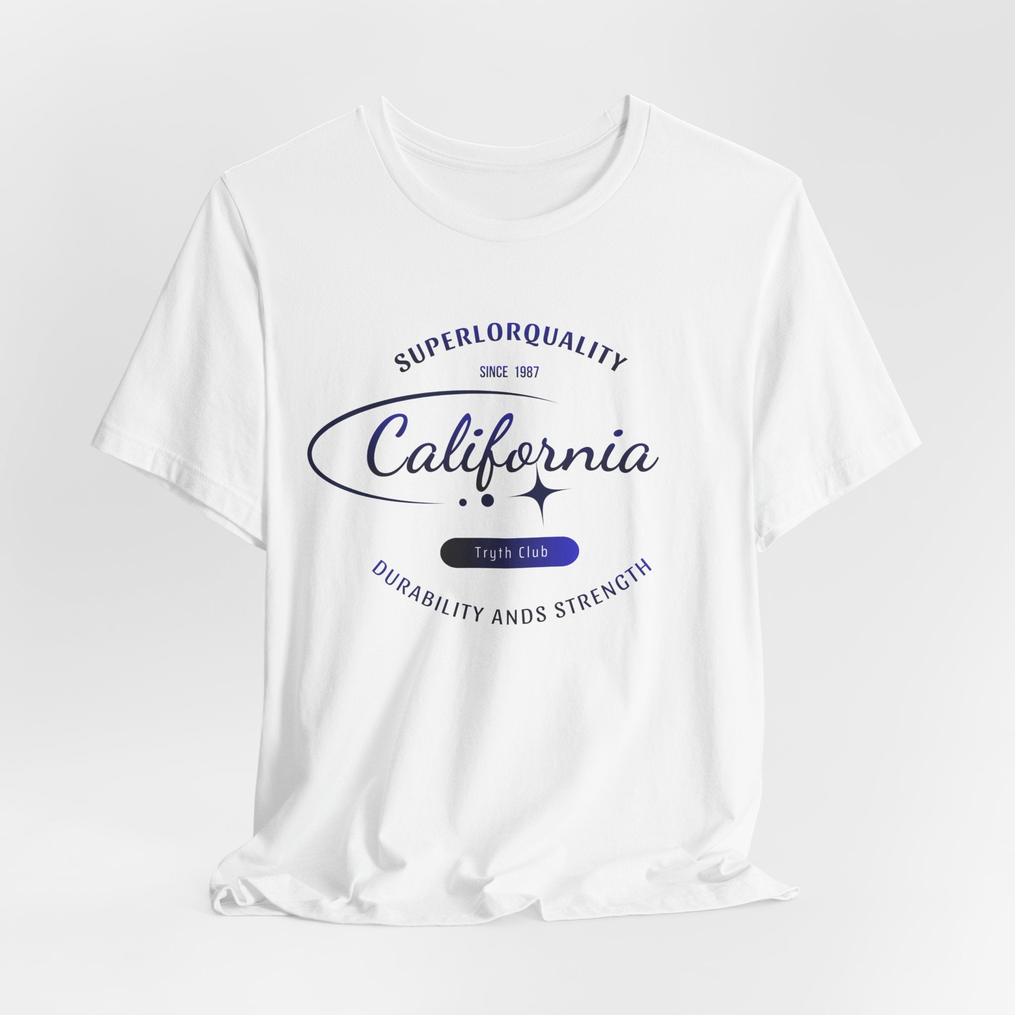 California Vintage Tee – Retro State Script Graphic T-Shirt