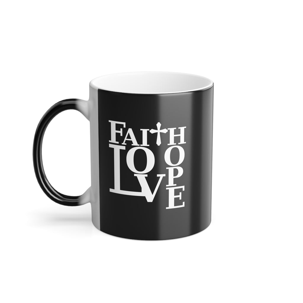 Color‑Morphing Hope Mug — 11oz Reveal Heat‑Sensitive Coffee Cup