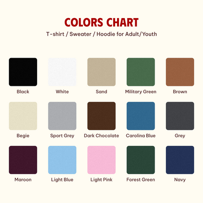 Custom Photo Embroidered Dad Apparel (Sweaters)
