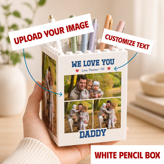 Custom Photo Desk Pencil Holder