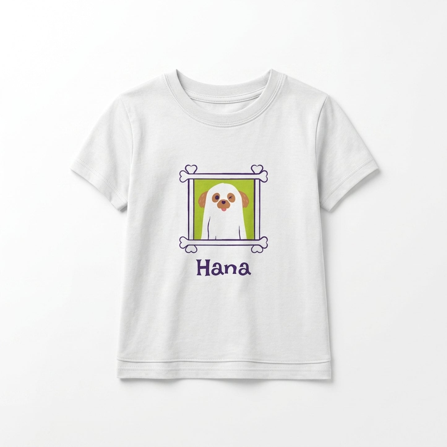 Custom Ghost Dog Shirt – Personalized Pet Photo Halloween Tee, Bella Canvas 3001