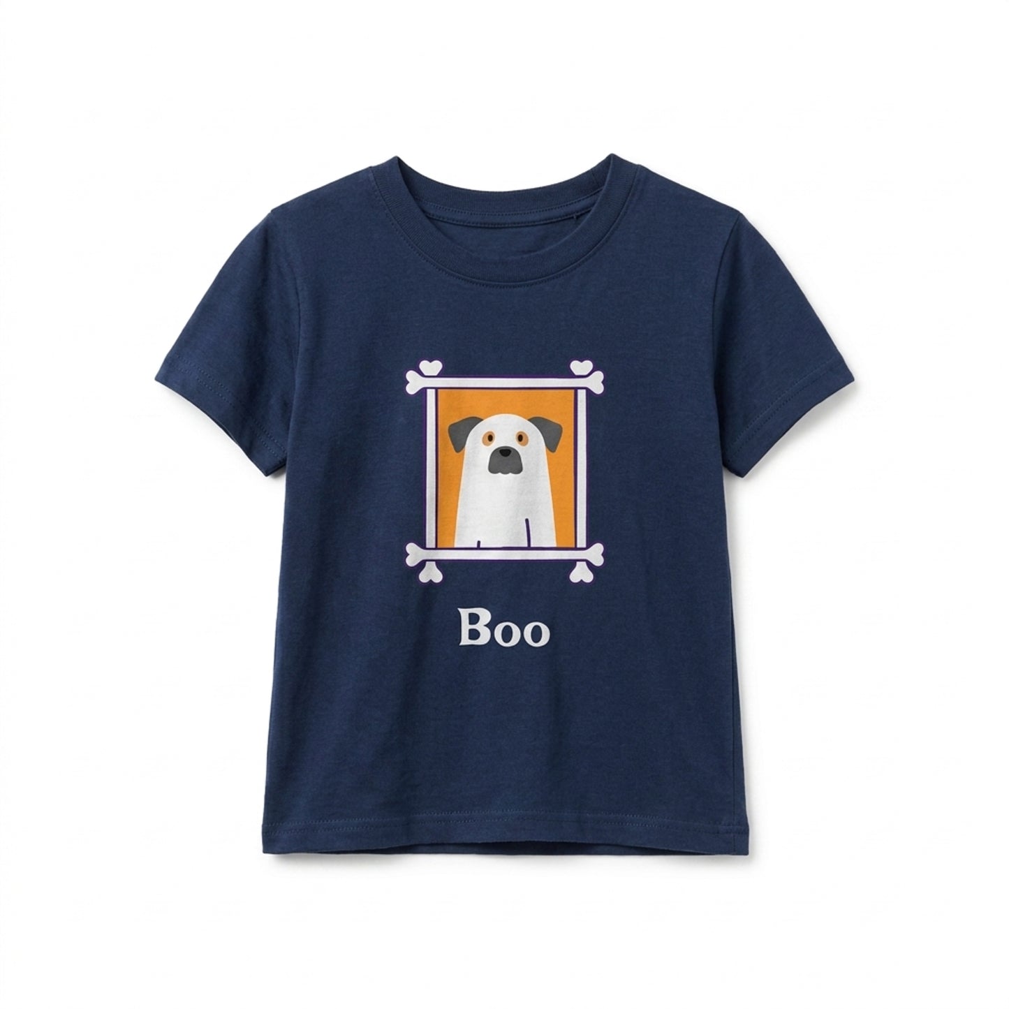 Custom Ghost Dog Shirt – Personalized Pet Photo Halloween Tee, Bella Canvas 3001